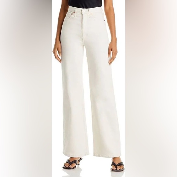 Re/Done vintage white 70s ultra high rise wide leg size 25 - Picture 1 of 6